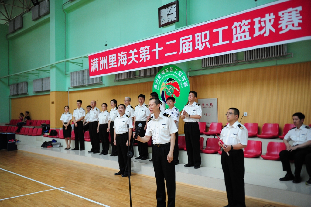 7月20日,满洲里海关副关长唐庆涛,党组纪检组组长周力